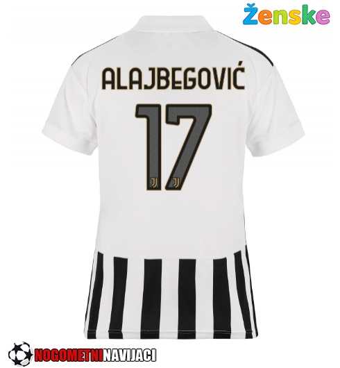 Ženske Nogometnih dresov Juventus Kerim Alajbegovic #17 Domači 2026-27 Kratki rokavi Ženske Nogometnih dresov Juventus Kerim Alajbegovic #17 Domači 2026-27 Kratki rokavi